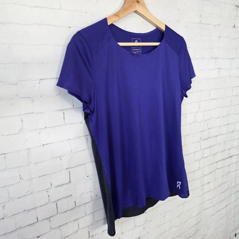 On Running Performance T Womens Size S Purple Twilight T-Shirt Tee Short Sleeve - Picture 3 of 8